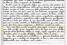 Eu vou corrigir sua redação