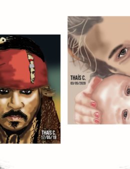 Eu vou fazer sua caricatura