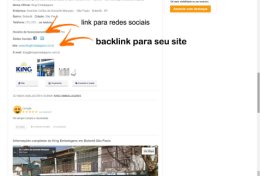 Eu vou divulgar sua empresa em dois sites brasileiros para melhorar o ranking LOCAL (regional) da sua empresa
