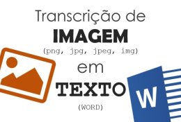 Eu vou TRANSFORMAR A IMAGEM EM TEXTO
