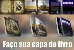 Eu vou criar a capa do seu livro