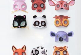 Eu vou fazer uma mascara de papel machê