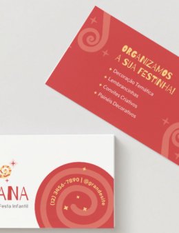 Cartão de visita Frente Única 35 reais, Frente e Verso 50 reais