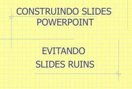 Eu vou criar slides para alunos e professores