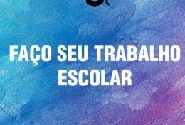 Eu vou fazer seu trabalho do colégio