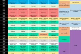 Crio cronograma de estudos para Enem e vestibulares