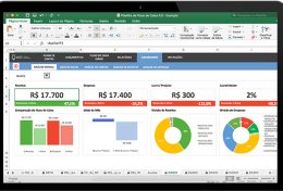 Eu vou criar suas planilhas e gráficos no Excel