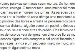 Eu vou escrever sua letra de música ou o poema para o seu amor