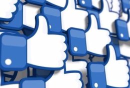 Eu vou mandar curtidas para você no Facebook