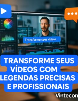 Eu vou fazer Legenda Profissional para Vídeos