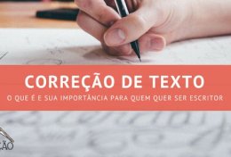 Eu vou corrigir ou elaborar um artigo/texto