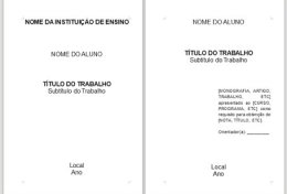Eu vou editar seu trabalho nas regras da sua instituição de ensino