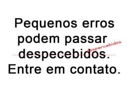 Eu vou revisar seu texto