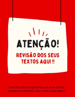 Eu vou revisar seus textos em port/ing.