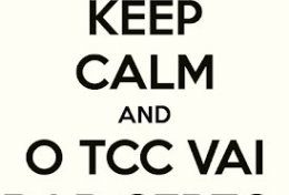 Eu vou revisar seu tcc