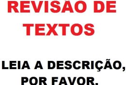 Eu vou revisar e corrigir seus trabalhos escolares ou livros