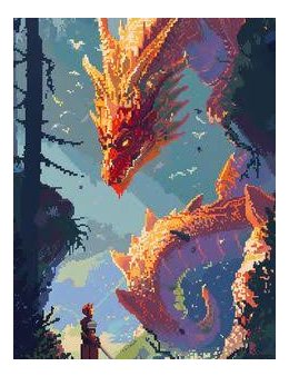 Eu vou criar Pixel Art para jogos e Ilustraçõ