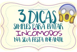 Eu vou te ajudar a organizar aniversários e eventos