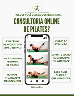 Eu vou ser sua Personal Trainer: Musculação - Pilates - Treino em Casa
