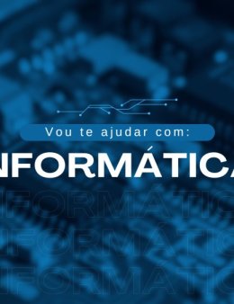 Eu vou Assessoria em informática  Te ajudo a