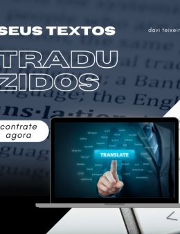 Eu vou traduzir seus textos