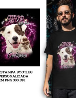 Eu vou criar estampa Estilo Bootleg