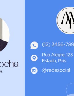 Eu vou Fazer um Cartão de Visitas para Você!