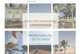 Eu vou padronizar seu feed do instagram