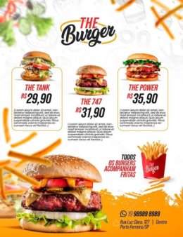 Eu vou fazer um cardápio profissional