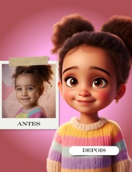 Eu vou criar uma imagem estilo Disney Pixar