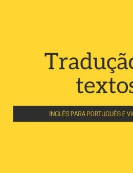Tradução de textos.