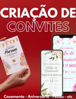 Eu vou criar seus convites