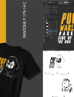 Eu vou separar as cores para sua Serigrafia.