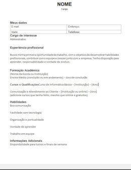 Eu vou Analisar seu currículo e atender ao seus clientes