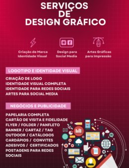 Eu vou fazer toda parte gráfica e editar seus