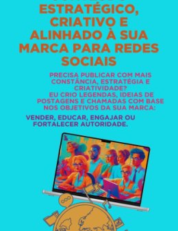 Eu vou criar conteúdo estratégico e criativo