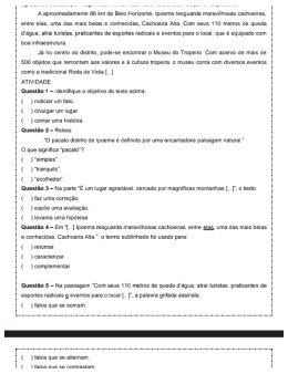 Eu vou criar resumo de texto etc