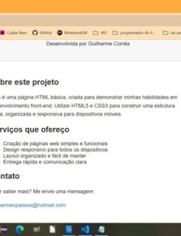 Eu vou Fazer Criação de Páginas HTML Básicas
