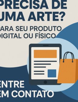 Eu vou criar uma arte para seu produto