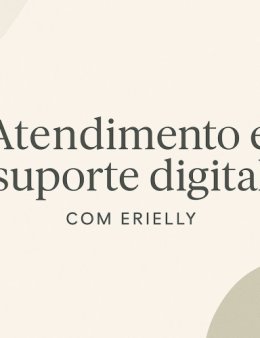 Eu vou fazer atendimento rápido e onlline.