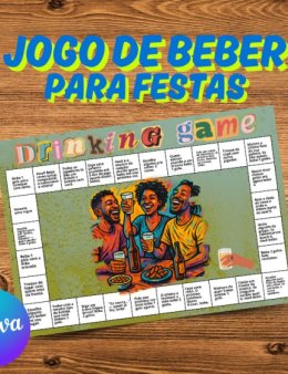 Eu vou te enviar um Template Jogo de Beber