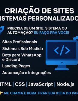 Eu vou te ajudar com programcao web