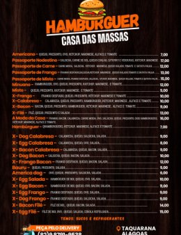 Eu vou criar a arte do seu cardapio