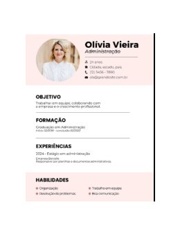 Eu vou criar o seu curriculo