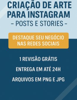 Eu vou criar arte para Instagram