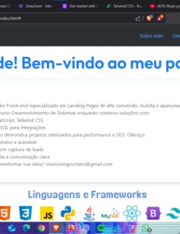 Eu vou fazer um landing page para seu negócio