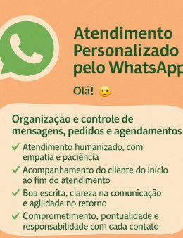 Eu vou atender seus clientes pelo WhatsApp