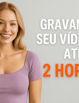 Eu vou  Gravar o seu vídeo em até 2 HORAS