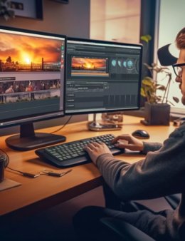 Editor de video profissional