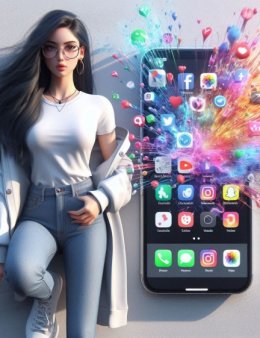 Eu vou criar conteudos para instagram, tiktok